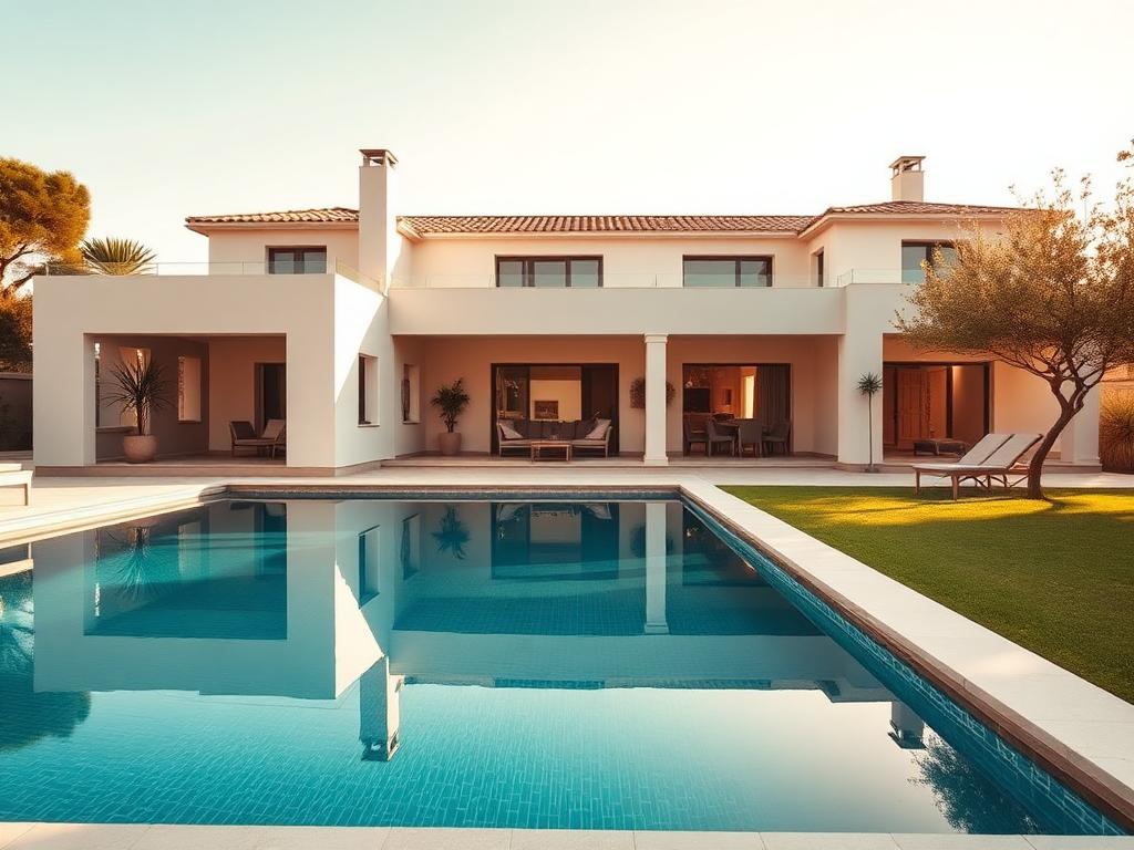 Villa con piscina